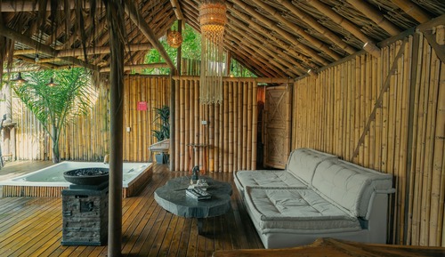 Deluxe-Ferienhütte, 1 Schlafzimmer, Seeblick