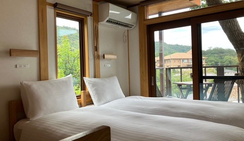 Villa, 1 Schlafzimmer, Nichtraucher, Terrasse (Oak tree house, with Private Sauna)