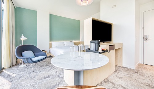 Zimmer, 1 King-Bett, barrierefrei (Roll in Shower)