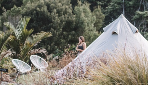 Vierbettzimmer, Meerblick (Fern Teepee)