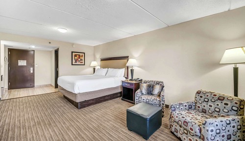 Zimmer, 1 Queen-Bett, barrierefrei, Nichtraucher (Roll-in Shower)