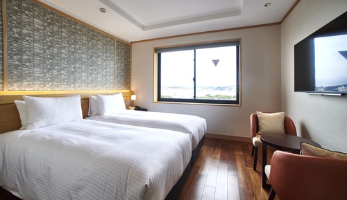 Standardzimmer, 2 Einzelbetten, Nichtraucher, eingeschränkter Meerblick