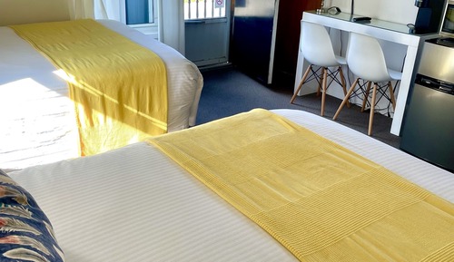 Executive-Zimmer, 2 Doppelbetten, Balkon, Strandblick (201)