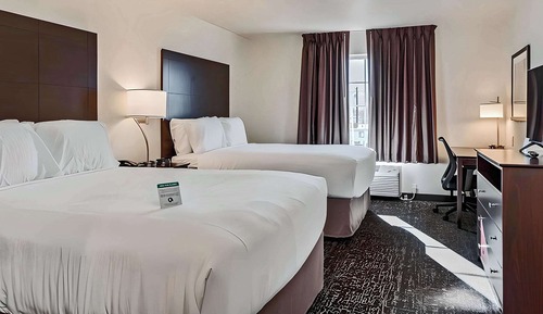 Zimmer, 2 Queen-Betten, barrierefrei, Nichtraucher (Efficiency)