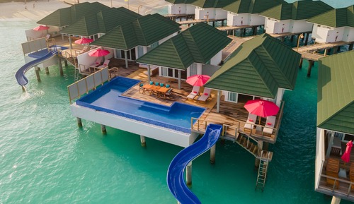 Three Bedroom Lagoon Villa with Pool + Slide