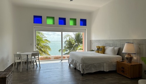 Junior-Suite, 1 King-Bett, Blick auf die Lagune