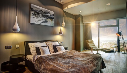 Deluxe-Apartment, 2 Schlafzimmer, Stadtblick, Turm