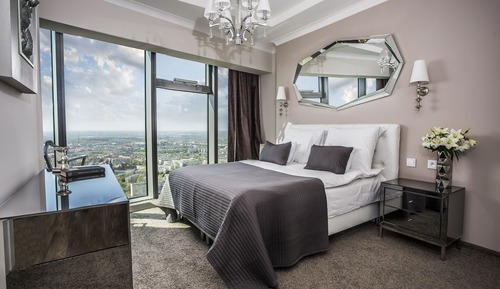 Superior-Apartment, 1 Schlafzimmer, Stadtblick, Turm