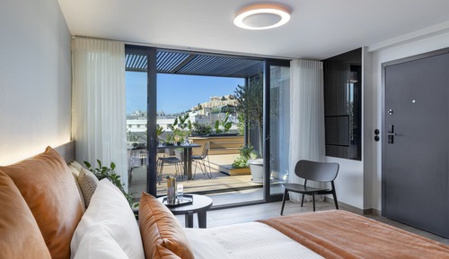 Exclusive-Studiosuite, Whirlpool, Stadtblick