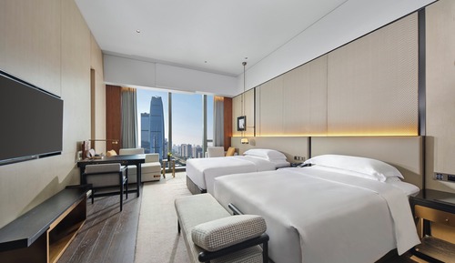 Classic-Zimmer, 2 Doppelbetten, Zugang zur Business-Lounge (High Floor)