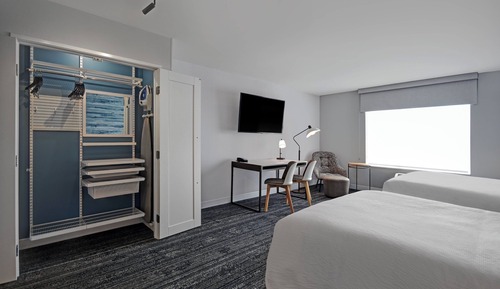 Studio, 2 Queen-Betten (Mobility/Hearing Accessible, Tub)