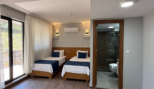Economy-Zimmer, 1 Doppelbett, Gartenblick
