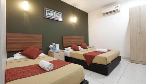 Familien-Doppelzimmer, ohne Fenster