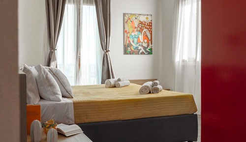 Panoramic-Vierbettzimmer, Balkon, Meerblick