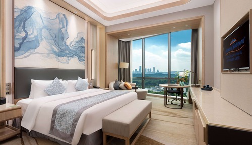 Business-Zimmer, 1 King-Bett, Raucher, Seeblick