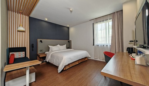 Zimmer, 1 King-Bett, barrierefrei