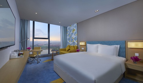 Standardzimmer, 1 King-Bett, Stadtblick