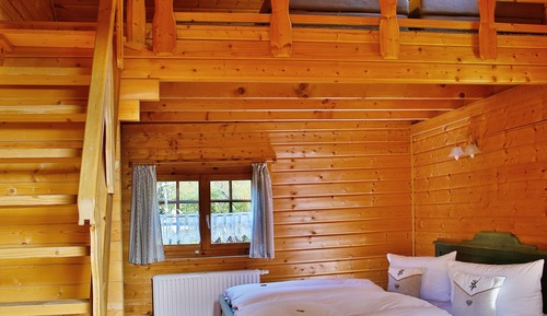 Bungalow, 1 Schlafzimmer, zum Garten hin (forest view)