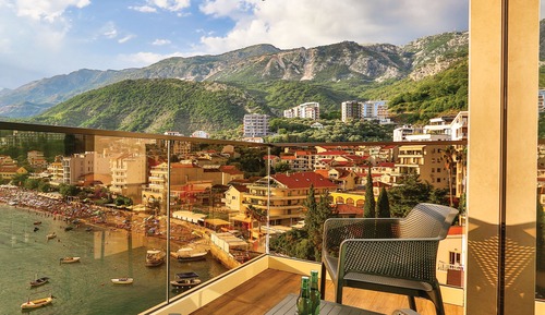 Premium-Doppelzimmer, 1 King-Bett, Meerblick