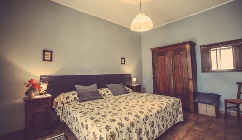 Doppelzimmer, mit Bad (Blue)