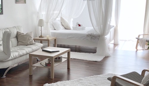 Romantisches Studio, 1 King-Bett, Whirlpool