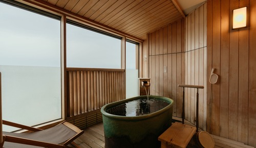 Deluxe-Zimmer, Raucher (JP-Wstrn Style, w/Open Air Hot Spring)