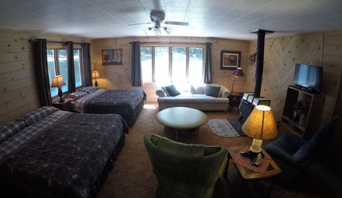 Ferienhütte, 3 Schlafzimmer, Seeblick (Aspen)