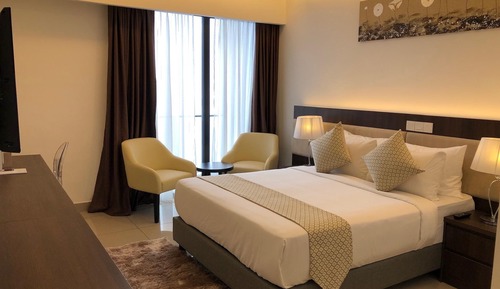 Premium-Apartment, 1 Schlafzimmer, Nichtraucher, Stadtblick