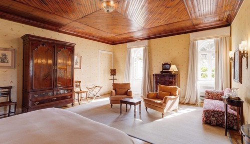 Zweibettzimmer, Poolblick (Castelo)