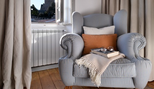 Comfort-Doppel- oder -Zweibettzimmer, Gemeinschaftsbad, Poolblick (Mar)