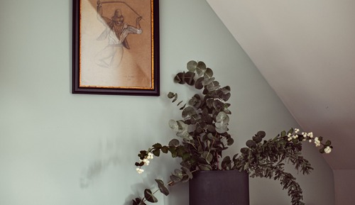 Design-Haus, Kamin, Seeblick