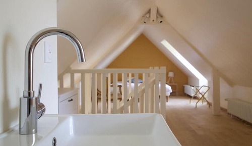 Honeymoon-Haus, Kamin, Seeblick