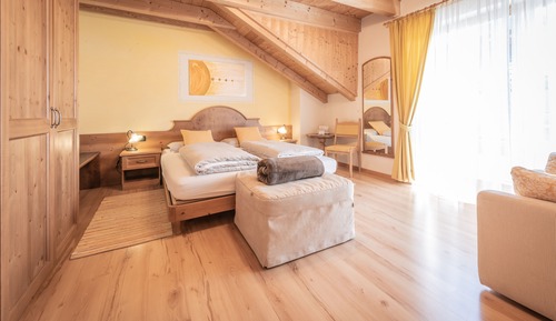 Comfort-Doppel- oder -Zweibettzimmer, 1 Schlafzimmer, Nichtraucher, Bergblick