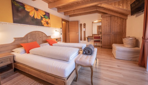 Comfort-Doppel- oder -Zweibettzimmer, 1 Schlafzimmer, Nichtraucher, Bergblick