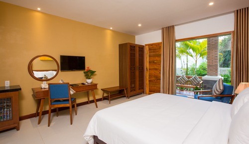 Deluxe-Doppel- oder -Zweibettzimmer, Bergblick