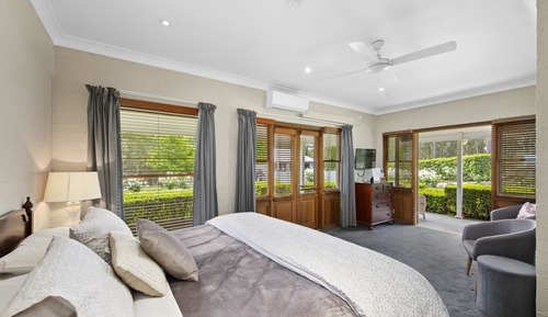 Superior-Doppelzimmer, 1 King-Bett, Kühlschrank, Gartenblick