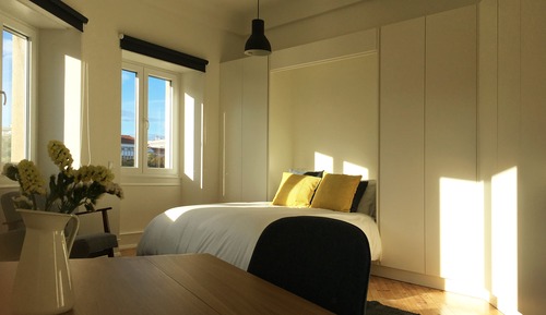 Romantisches Studio, 1 Doppelbett, barrierefrei, Stadtblick