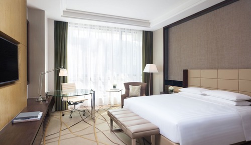 Executive-Zimmer, 2 Doppelbetten, Stadtblick