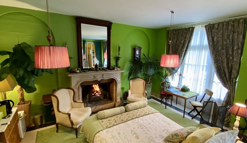 Romantische Suite, 1 Schlafzimmer, Kamin, Blick auf den Innenhof