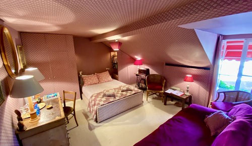Standard-Doppelzimmer, Blick auf den Innenhof
