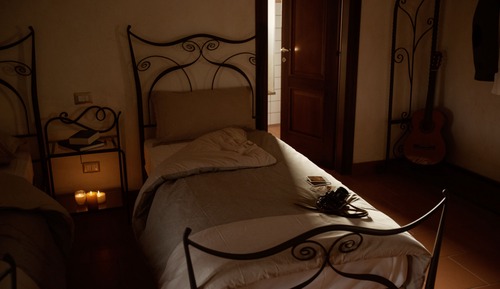 Familien-Vierbettzimmer, Blick auf den Innenhof