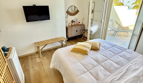 Superior-Doppelzimmer, 1 Queen-Bett, Terrasse, Meerblick