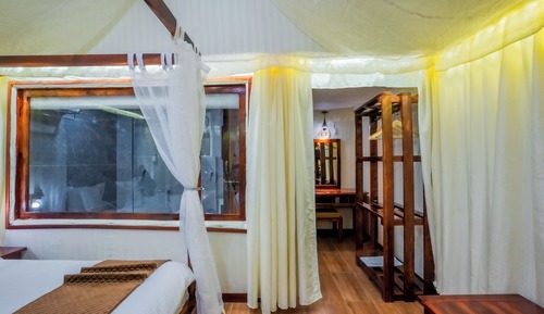 Exclusive-Zelt, 1 Schlafzimmer, Gartenblick