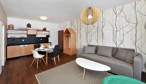 Familienapartment, Kochnische