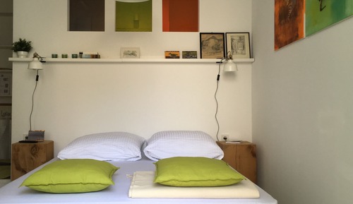 Doppelzimmer, zum Innenhof hin