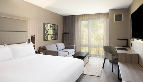 Zimmer, 1 King-Bett und Schlafsofa