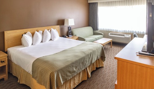 Zimmer, 1 King-Bett und Schlafsofa