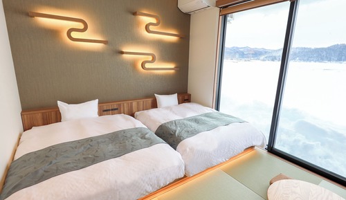 Deluxe-Zweibettzimmer, 2 Doppelbetten, eigenes Bad, Annex