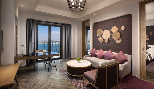 Suite, 1 King-Bett, barrierearme Badewanne, Zutritt zur Club Lounge