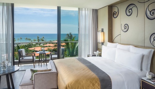 Classic-Zimmer, 1 King-Bett, Balkon, Meerblick